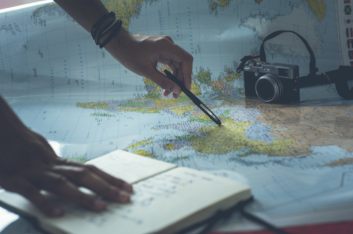 Male traveler on Indonesian adventure enjoying local culture